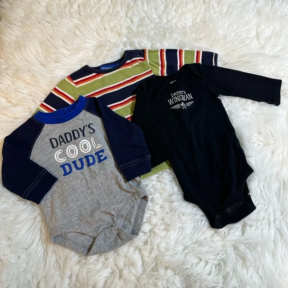 Baby Boy 3-6 Month Bodysuit Clothing Bundle